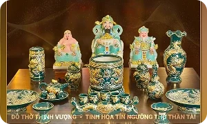 Chọn kích thước bàn thờ Thần Tài phong thủy phát tài phát lộc.